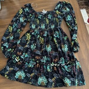 Birch and Stone Floral Dress Size Medium